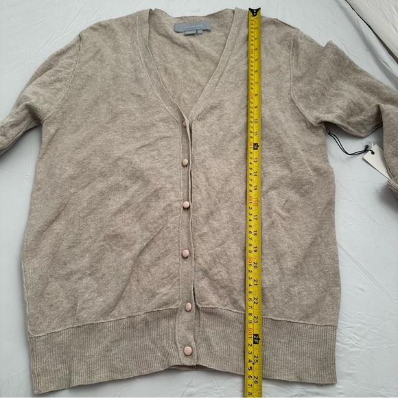 Alexander Wang oatmeal button front long sleeve cardigan M - Picture 8 of 13